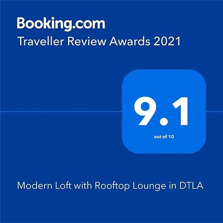 Апартаменты Modern Loft With Rooftop Lounge In Dtla Лос-Анджелес Экстерьер фото