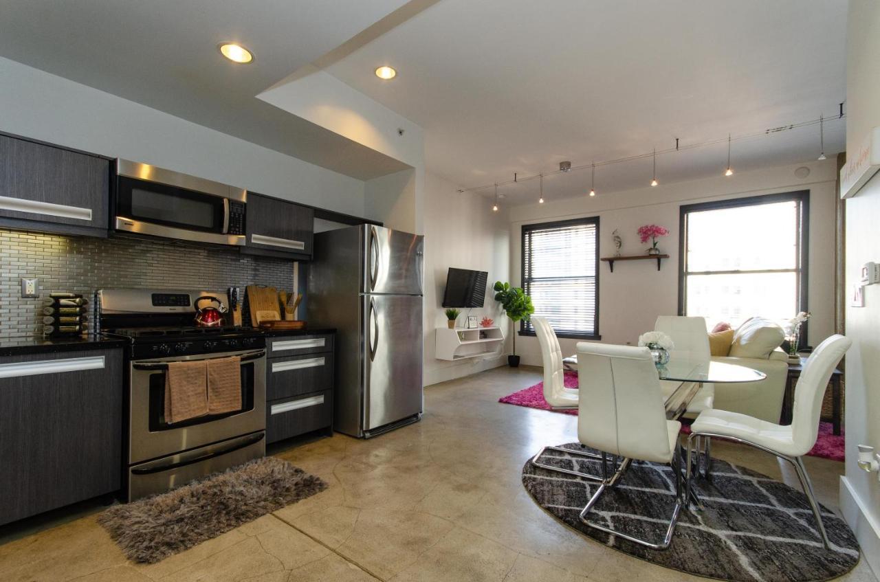 Апартаменты Modern Loft With Rooftop Lounge In Dtla Лос-Анджелес Экстерьер фото